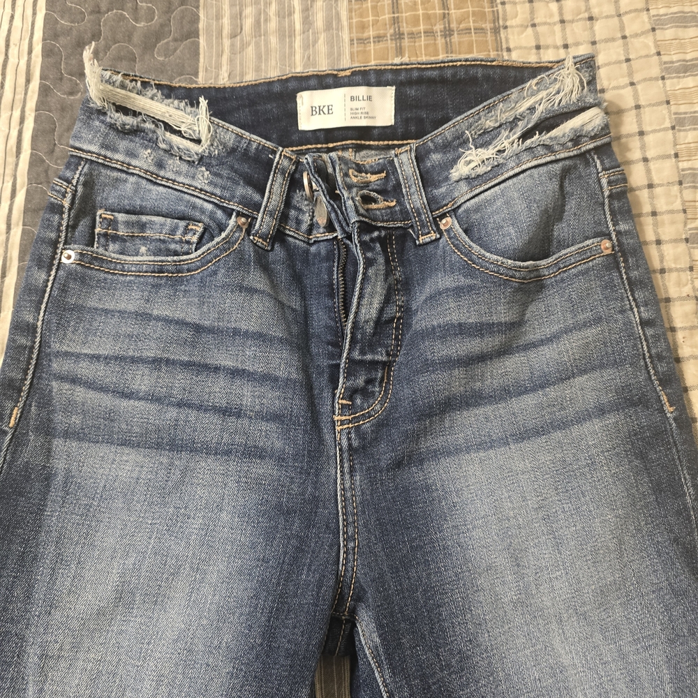 BKE Denim Jeans with Distressed Details